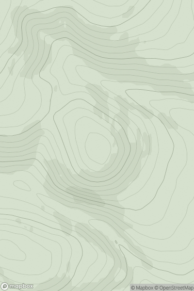 Thumbnail image for Ewe Hill [The River Tweed to the English Border] [NT053225] showing contour plot for surrounding peak